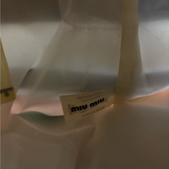 Miu Miu Striped Tote Bag - Picture 6 of 6